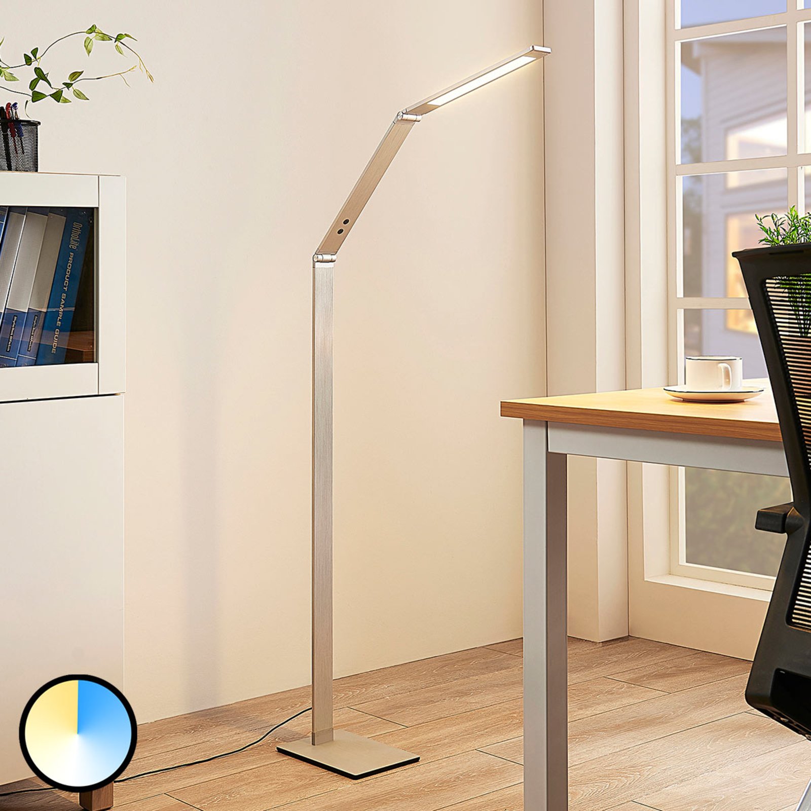 Nicano Vloerlamp Alu - Lucande