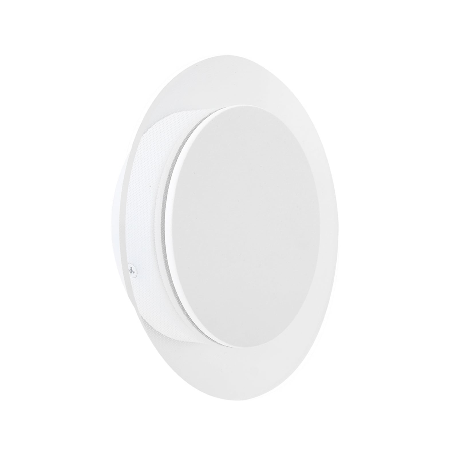 Lido LED wall light, white, metal, 2,700 K