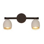 Menzel Provence matt wall light two-bulb