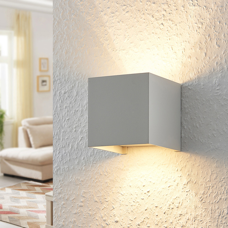 ELC Jördis applique angolare, G9, bianco