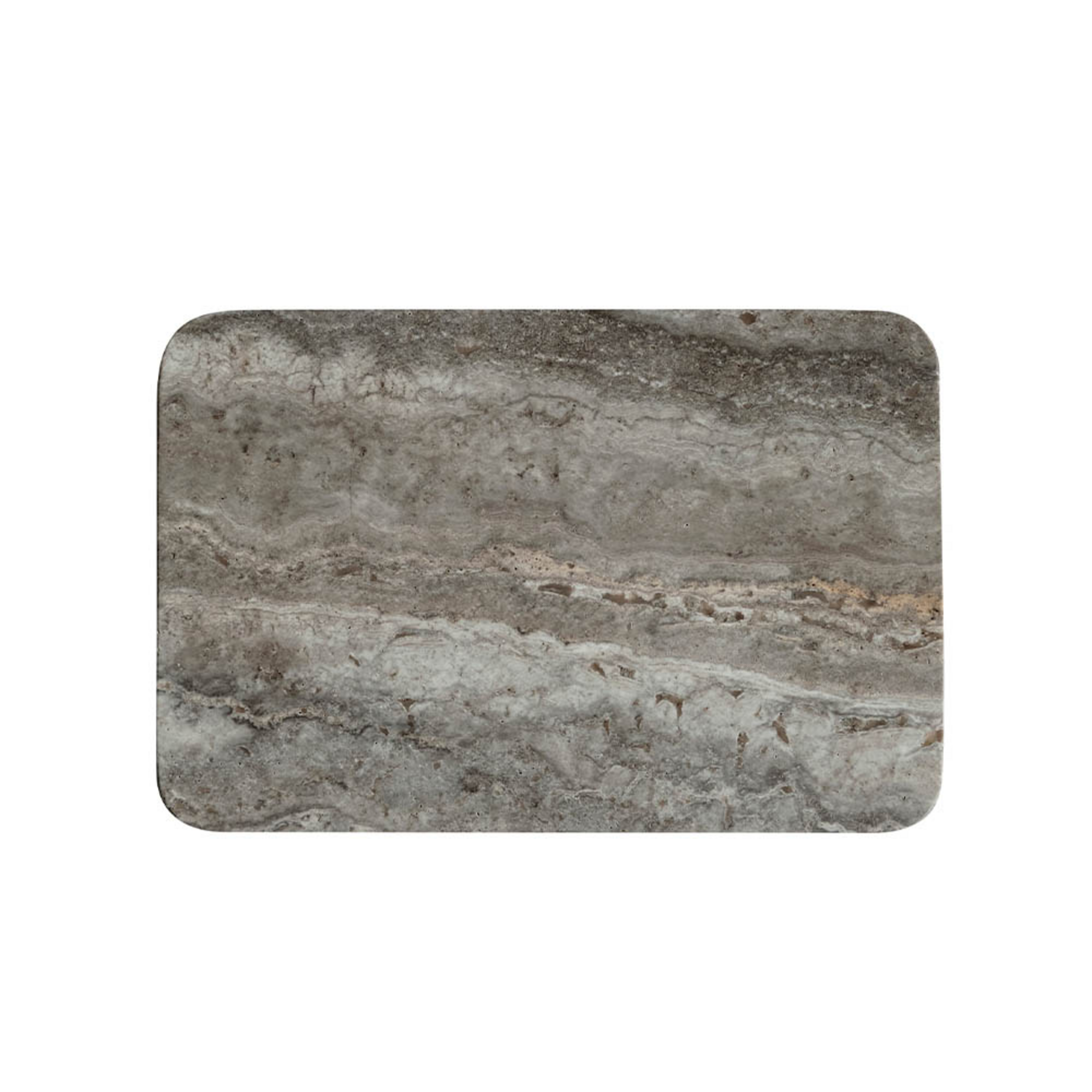 Enkei Tablett Mini Earth Travertin silber - 101 Copenhagen