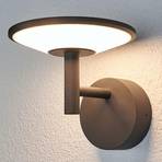 Anthracite-coloured LED outdoor wall light Fenia