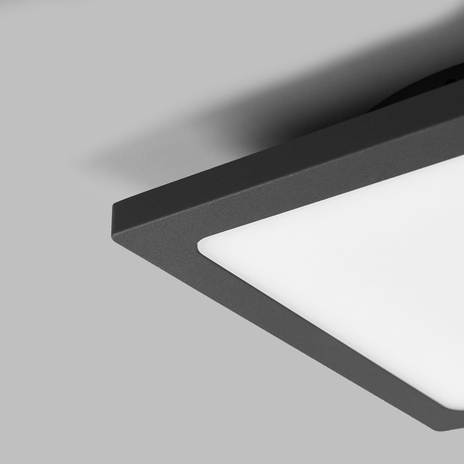 Mabella Outdoor Ceiling Lamp w/Sensor Dark Grey/White - Lucande
