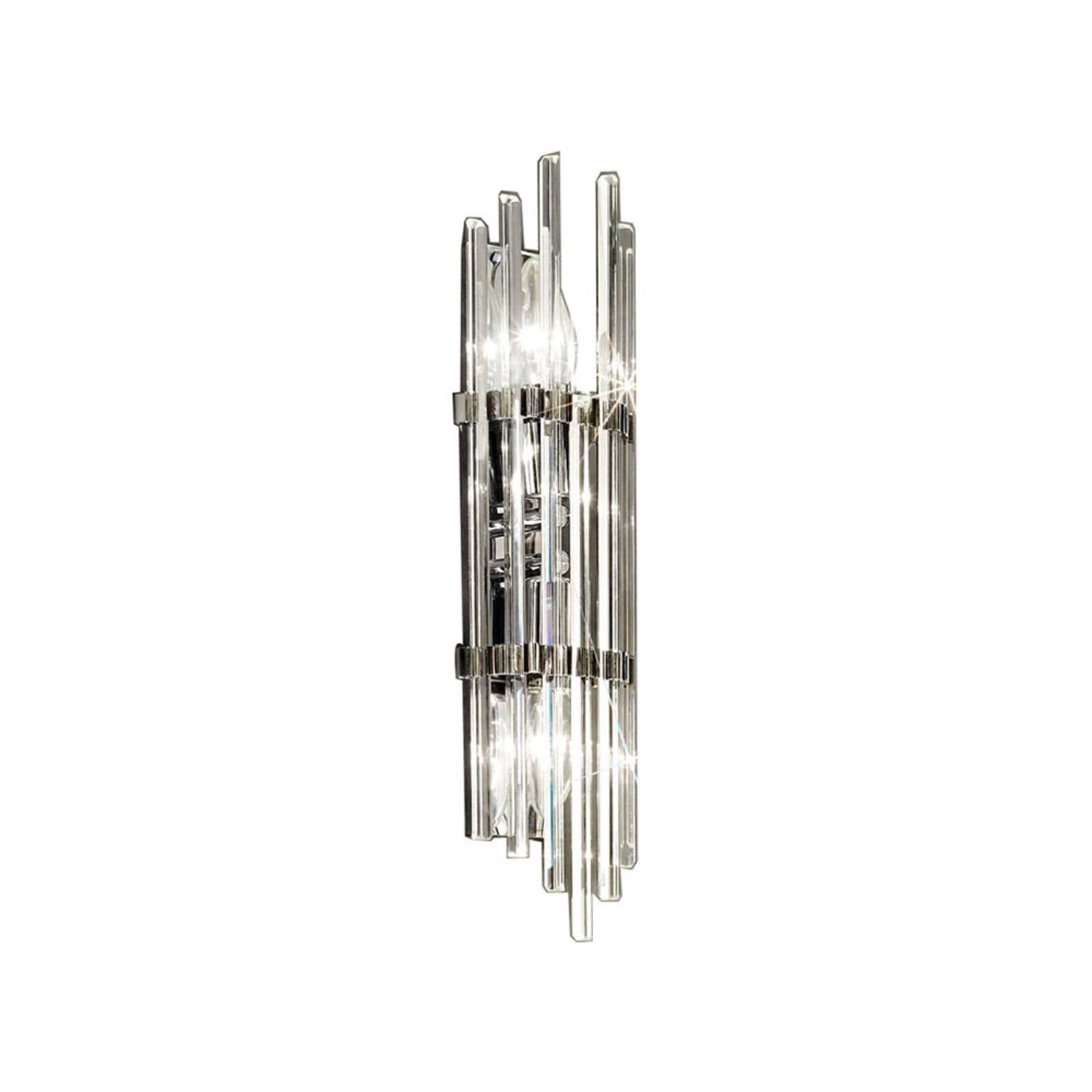 Ontario - Lifestyle Kristall Wandleuchte Chrom poliert 2x E14 - Kolarz