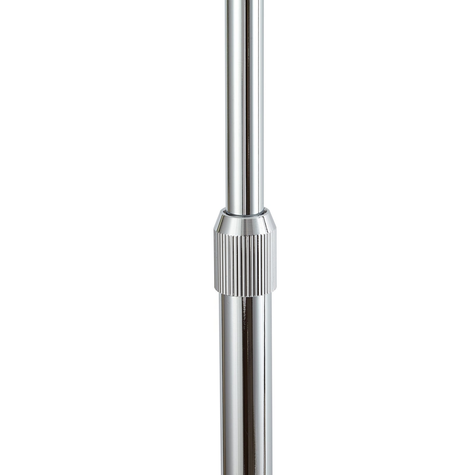 Lindby Tonka floor lamp, chrome, metal/marble, 185 cm, E27 Lindby Tonka floor lamp, chrome, metal/marble, 185 cm, E27