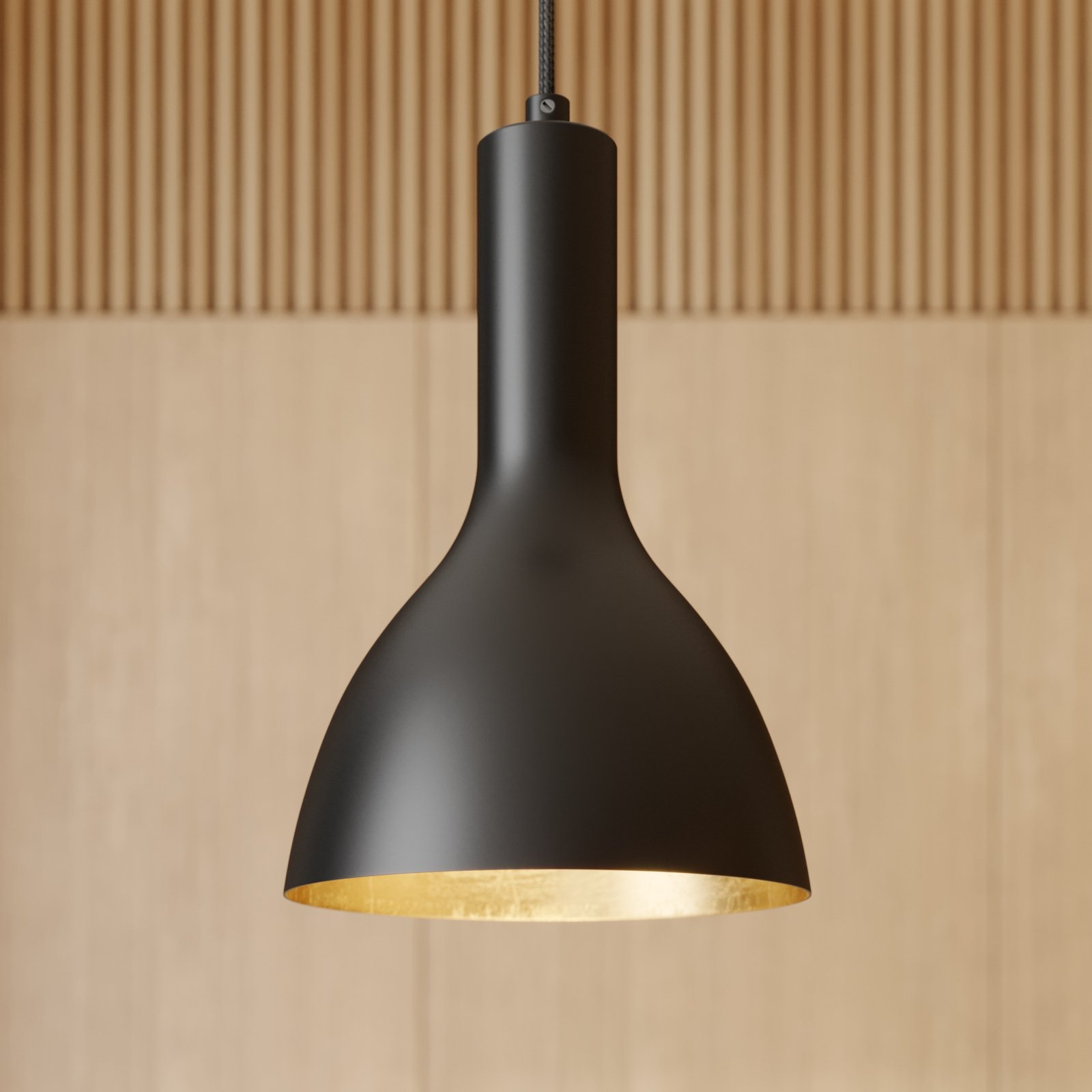 Arcchio Cosmina függő lámpa, 1 izzós fekete