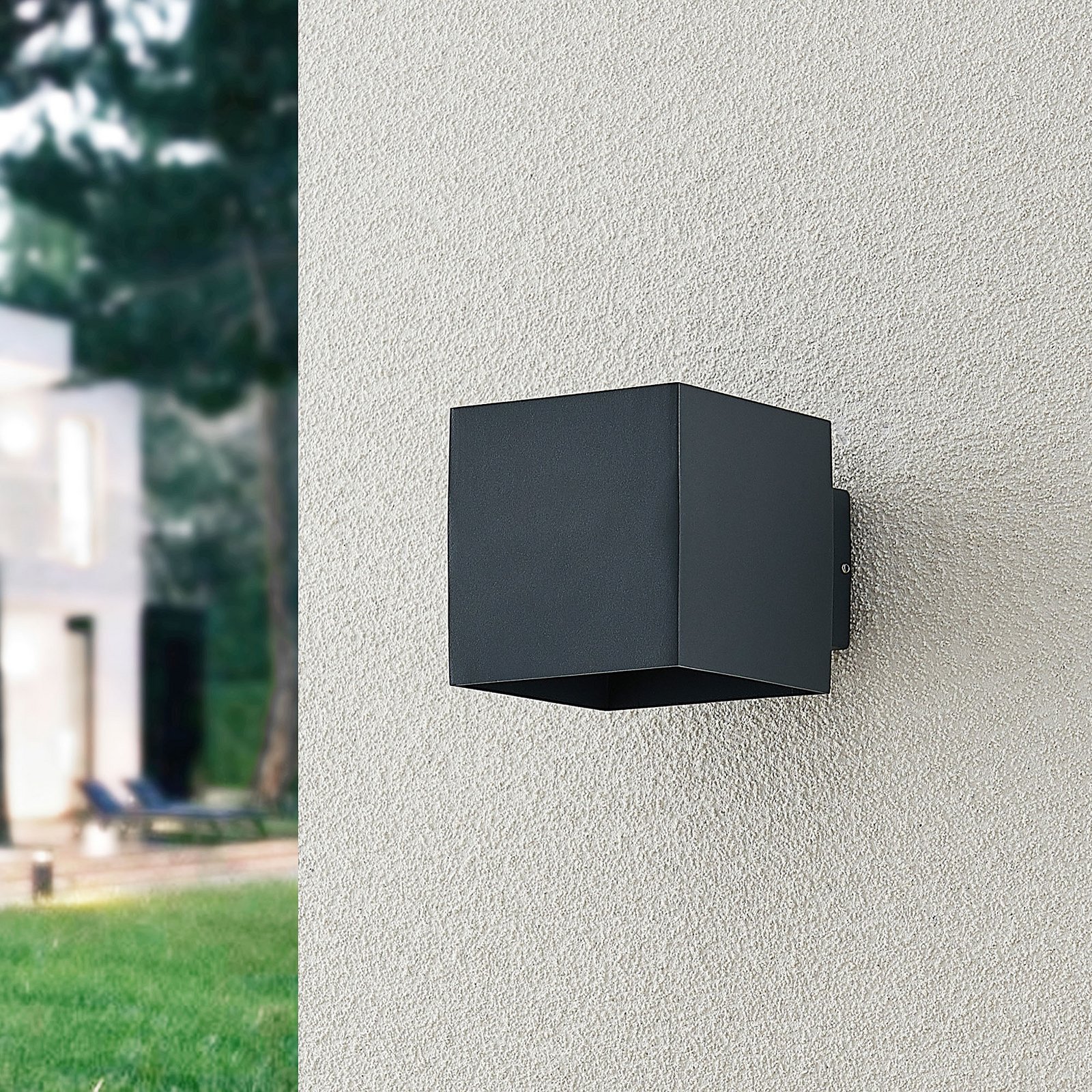 Esani LED Outdoor Wall Lamp Anthracite - Lindby