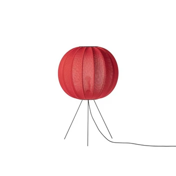 Knit-Wit 60 Round Gulvlampe Medium Maple Red - Made By Hand