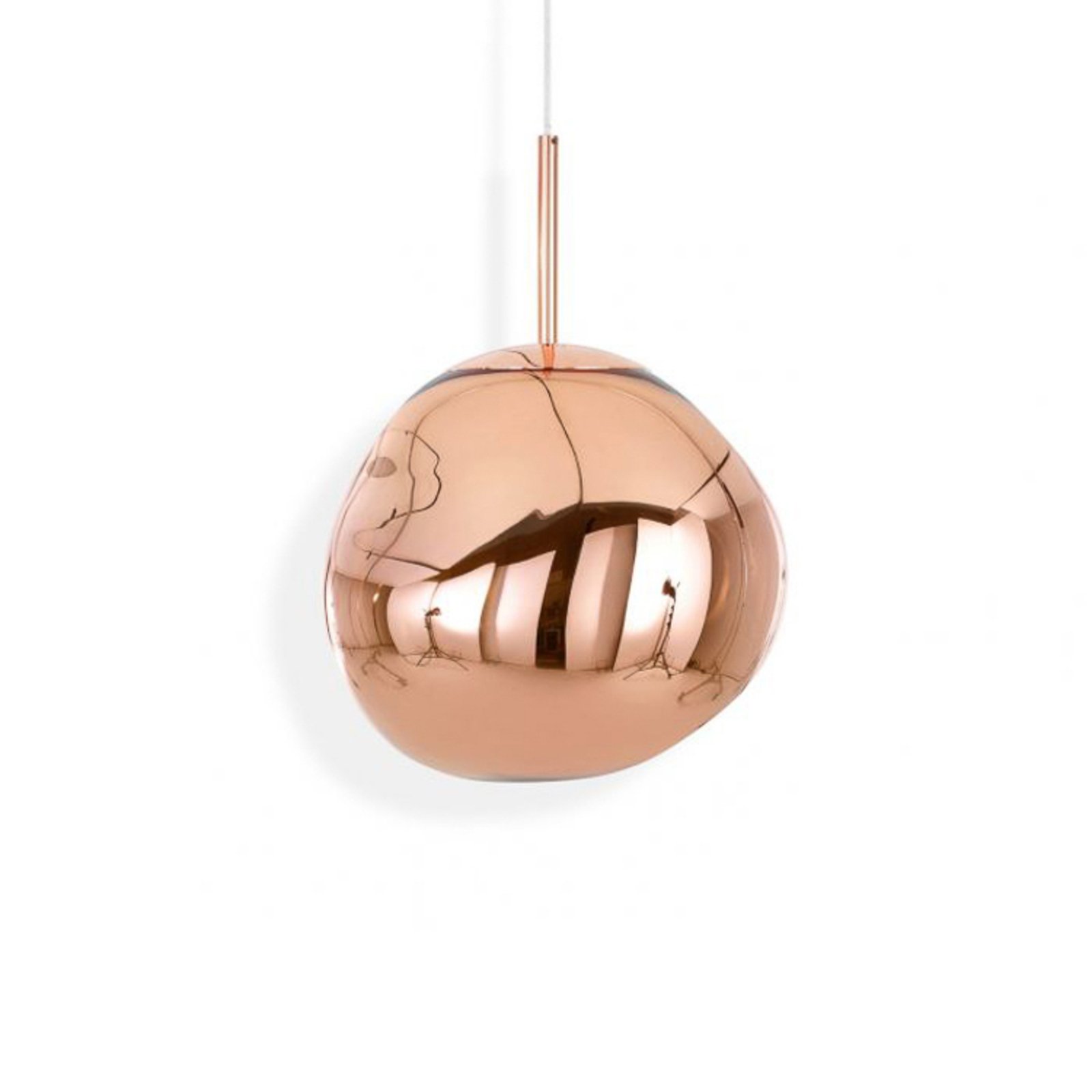 Melt Mini LED závesné svietidlo, Ø 28 cm, medená - Tom Dixon
