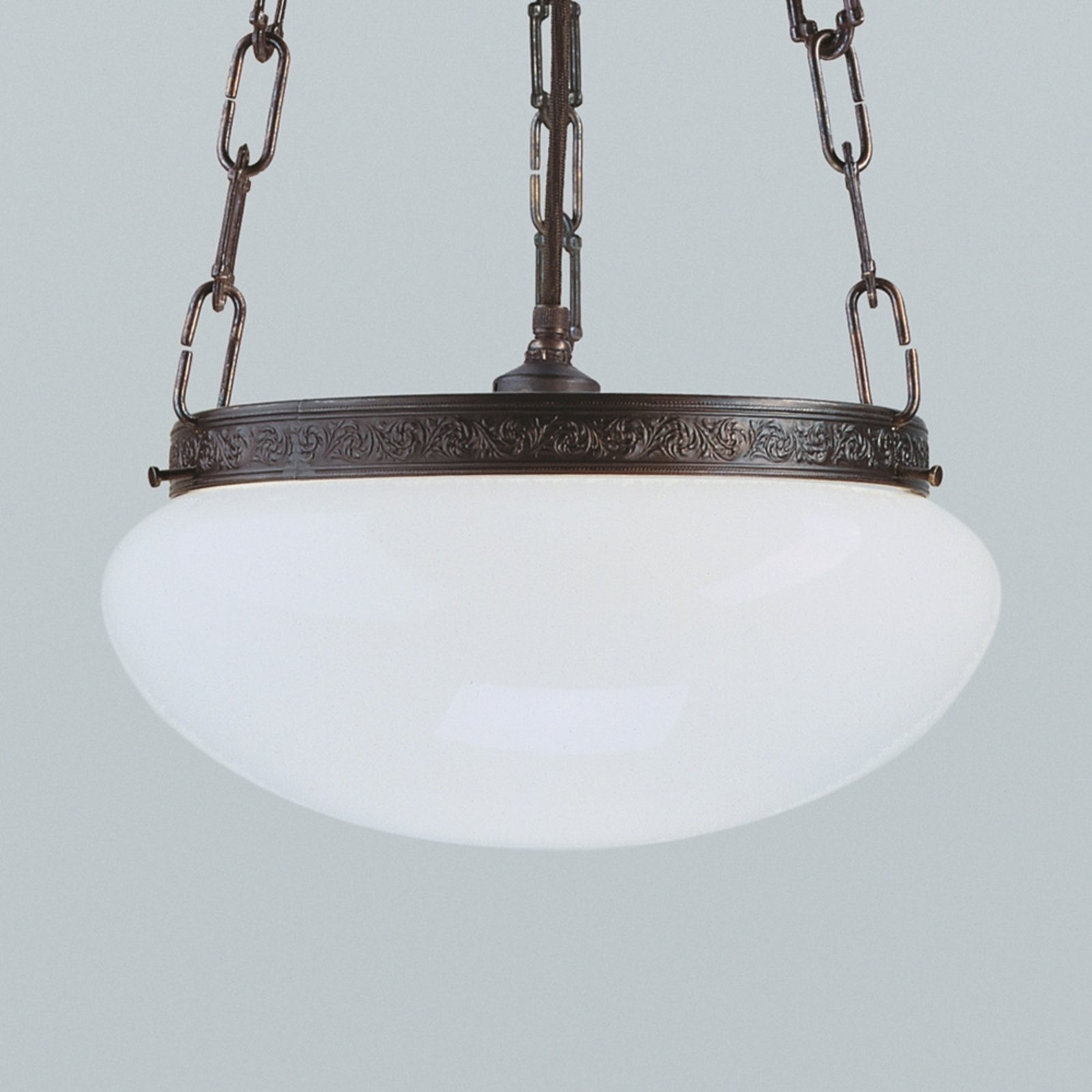 Verne hanging light with an antique look