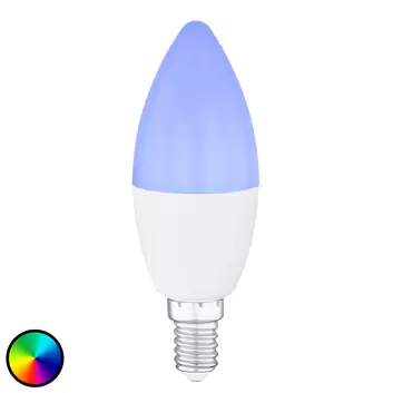 Calex Smart E14 P45 4,9 W ampoule LED CCT RVB x2