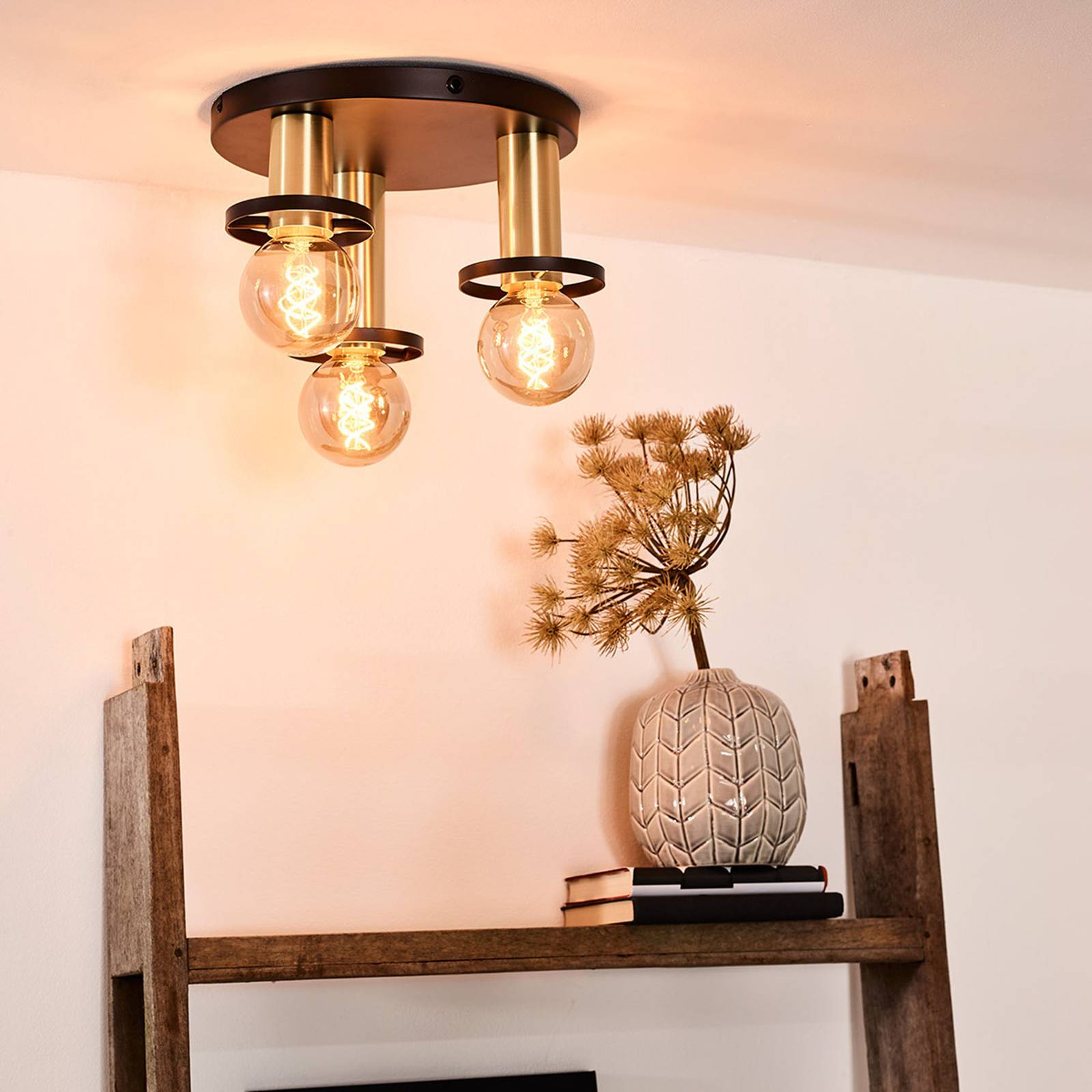 Lampa sufitowa Anaka, 3-punktowa lampa sufitowa