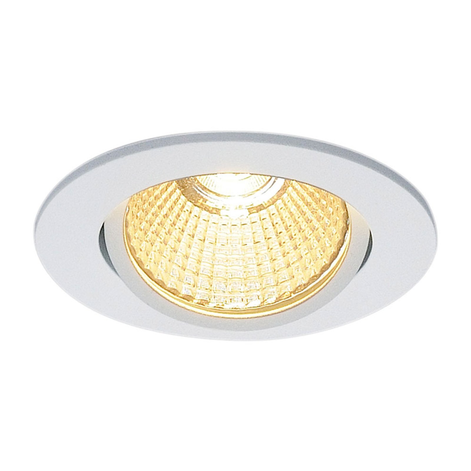 SLV New Tria 68 downlight LED 3,000 K round white
