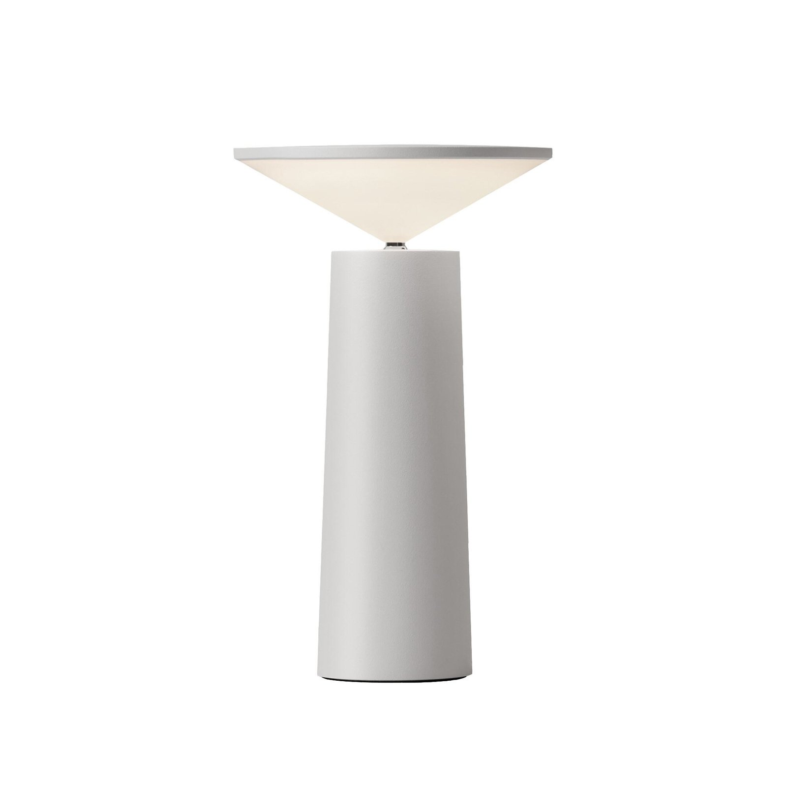 LEDS-C4 LED-bordlampe Cocktail, hvit, høyde 21,5 cm