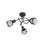 Solm 3 Lampa Sufitowa Rdzawy - Lindby