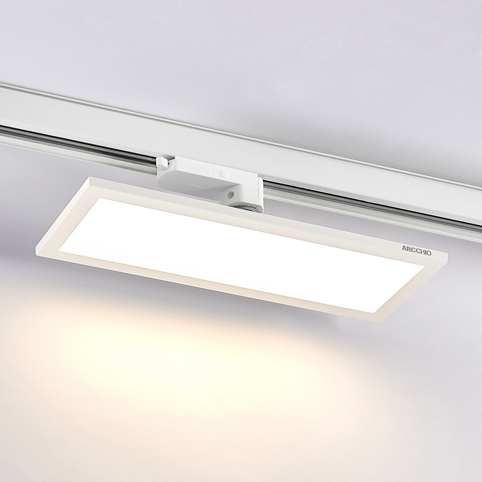 Arcchio Hairis 3-phase LED panou alb 3000 K - Studiu / Birou - Modern - alb (RAL 9010) - Plastic