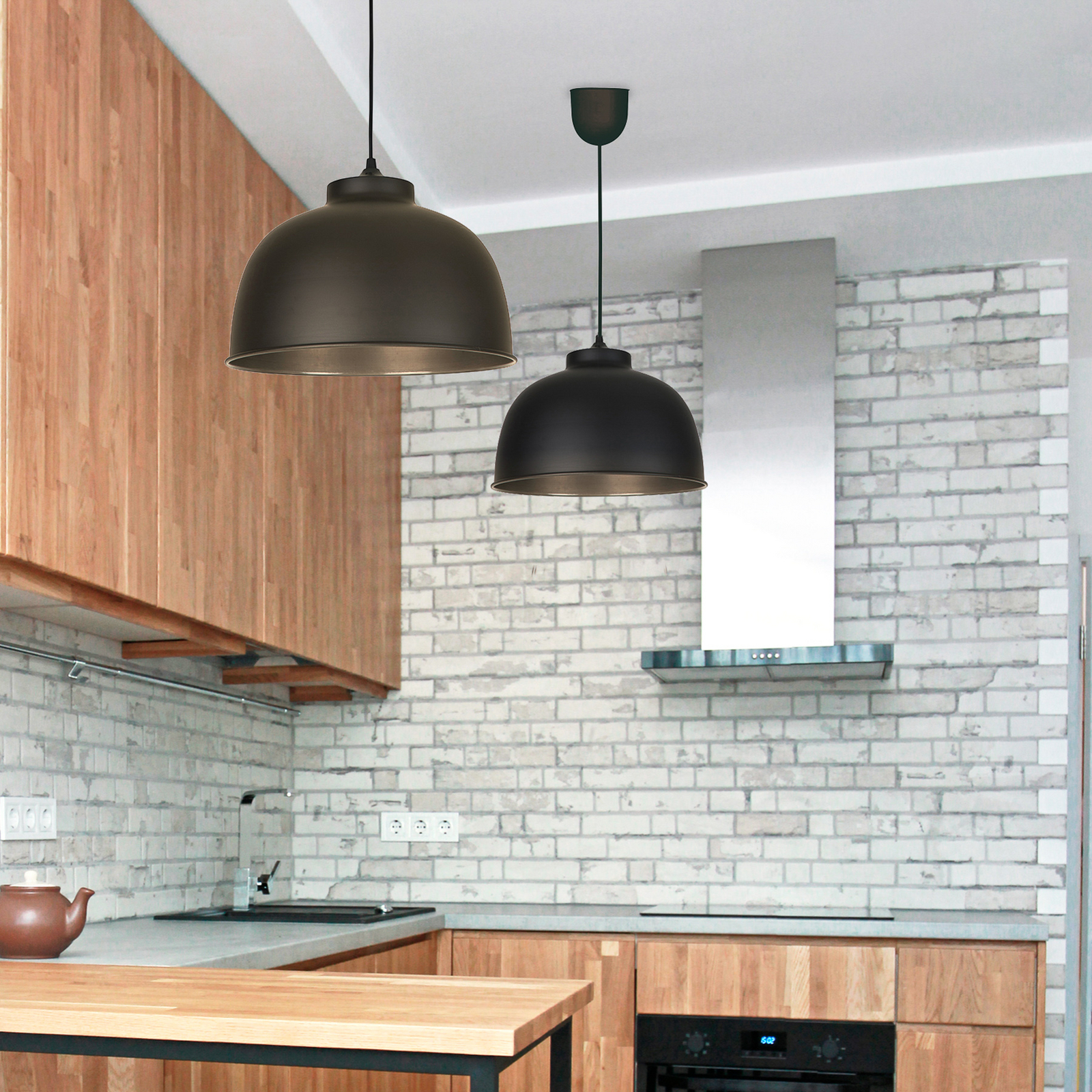 Ljestarski luster, crni, Ø 31 cm - Corep SAS Ljestarski luster, crni, Ø 31 cm - Corep SAS