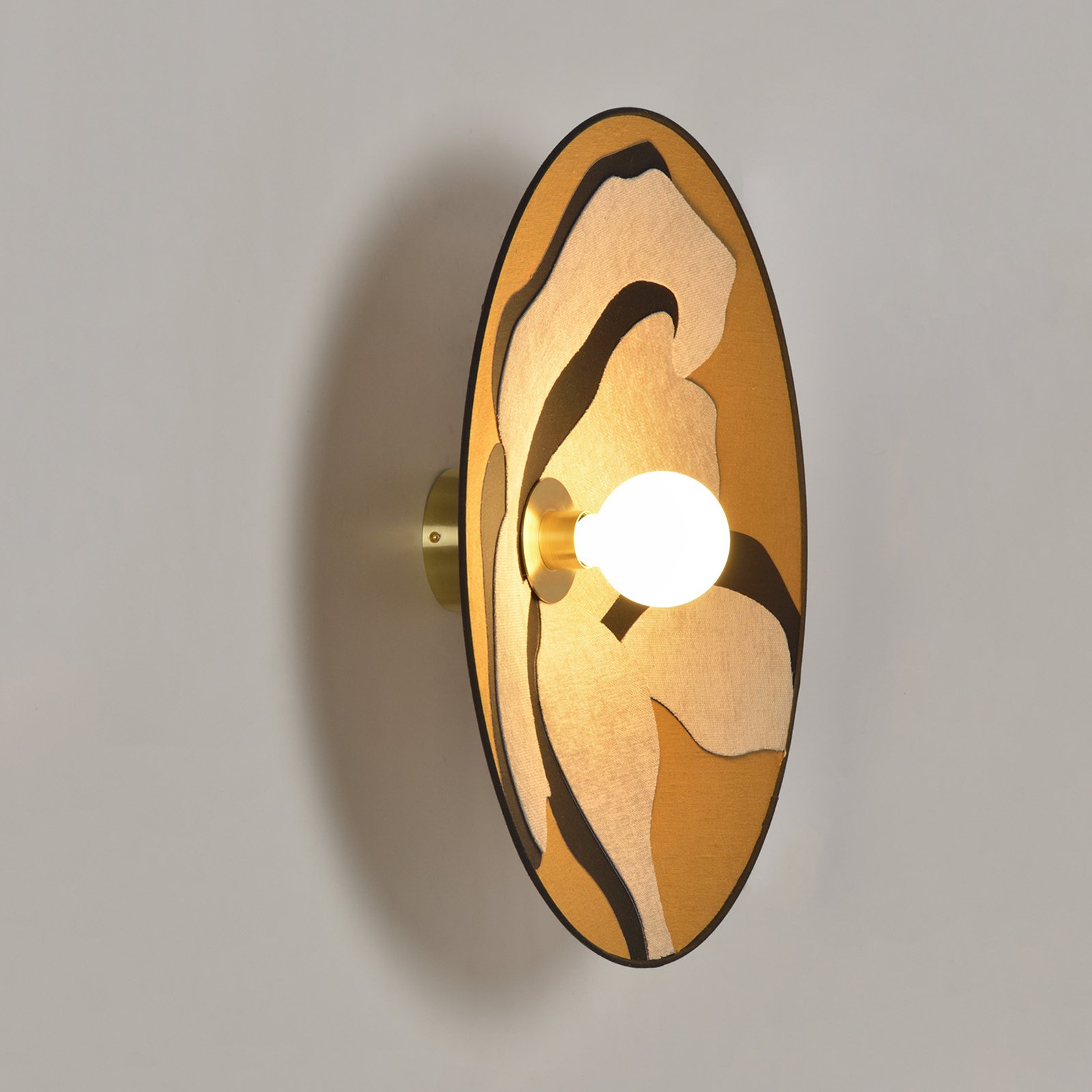 Sonia Laudet Wandlampe Ø 60 cm curry - MARKET SET Sonia Laudet Wandlampe Ø 60 cm curry - MARKET SET