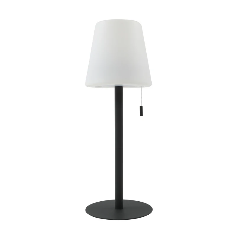 Lindby – Azalea LED Portable Tischleuchte IP44 Weiß/Schwarz