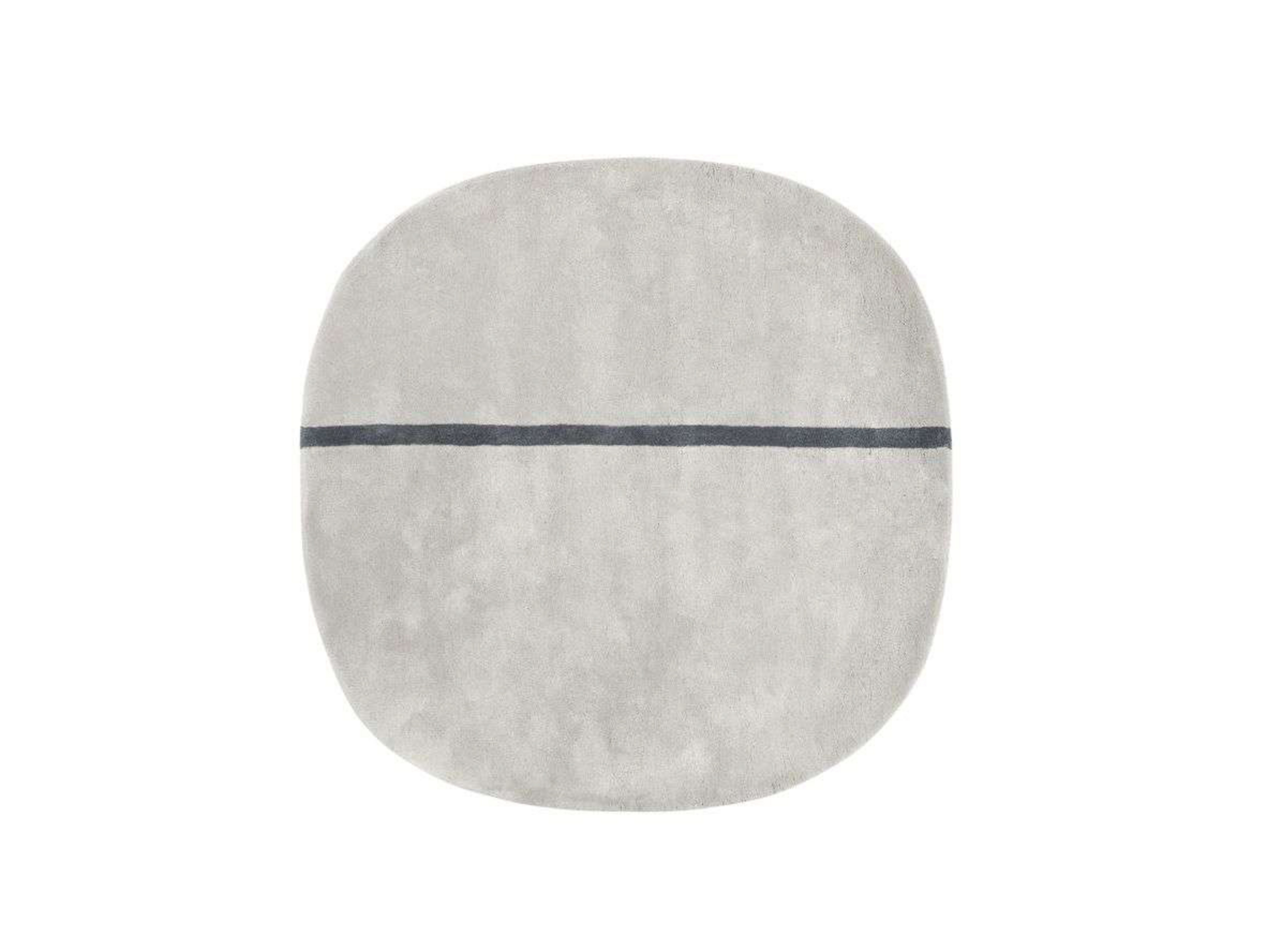 Oona Teppich 140x140 Grey - Normann Copenhagen