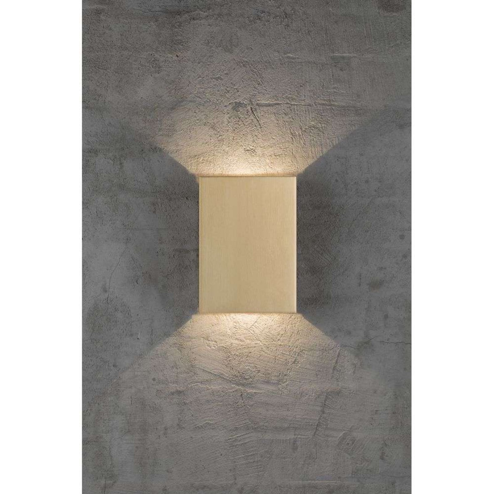Fold 15 LED V&auml;gglampa Brass Nordlux - Vardagsrum - Aluminium