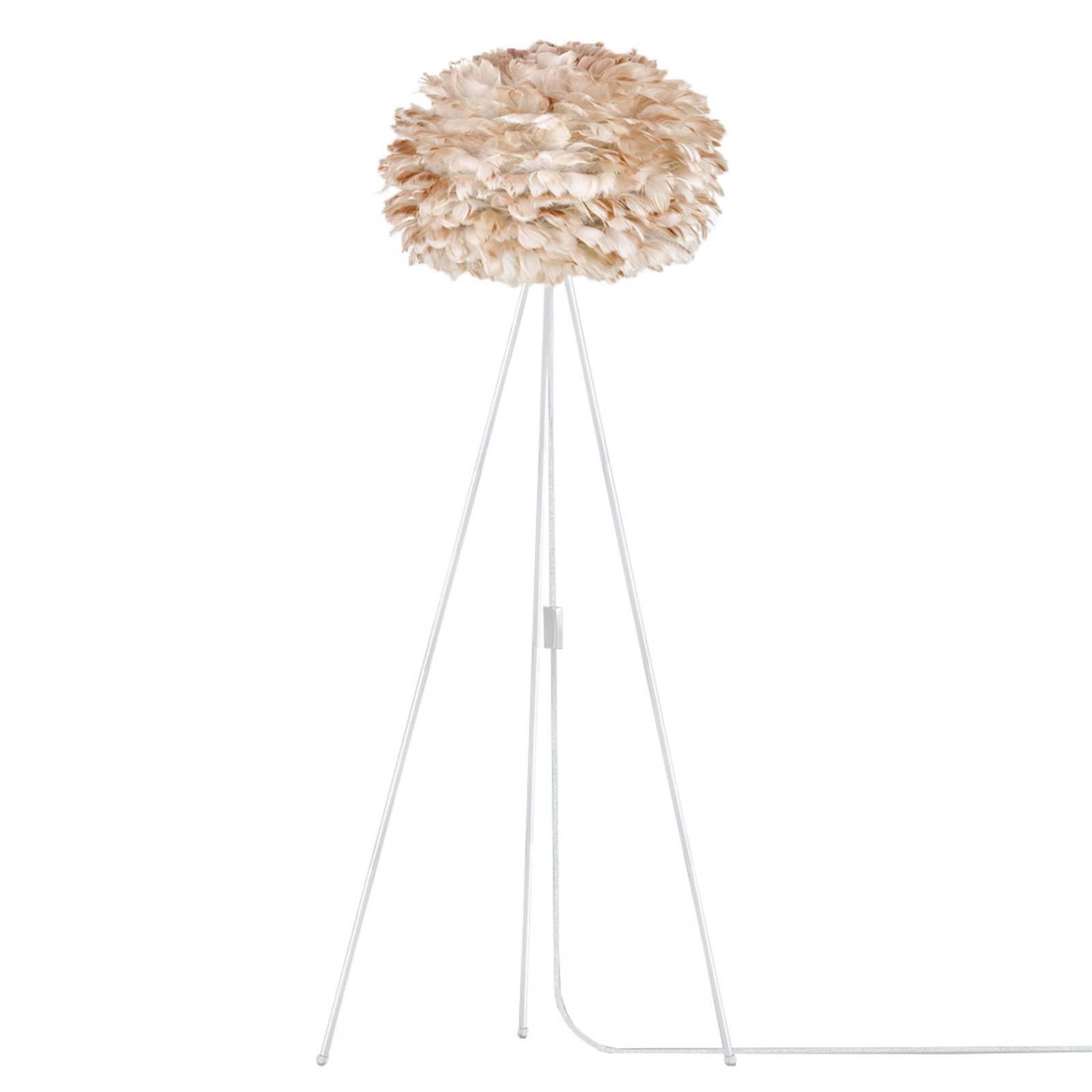 Eos Lampadaire Medium Clair Marron/Blanc - UMAGE