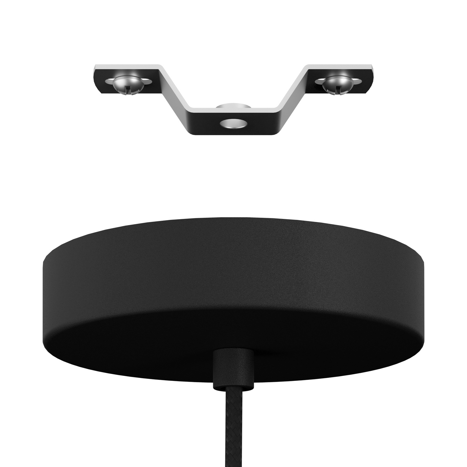 Kilnsdale-riippuvalaisin, Ø 11 cm, musta/ruskea, teräs