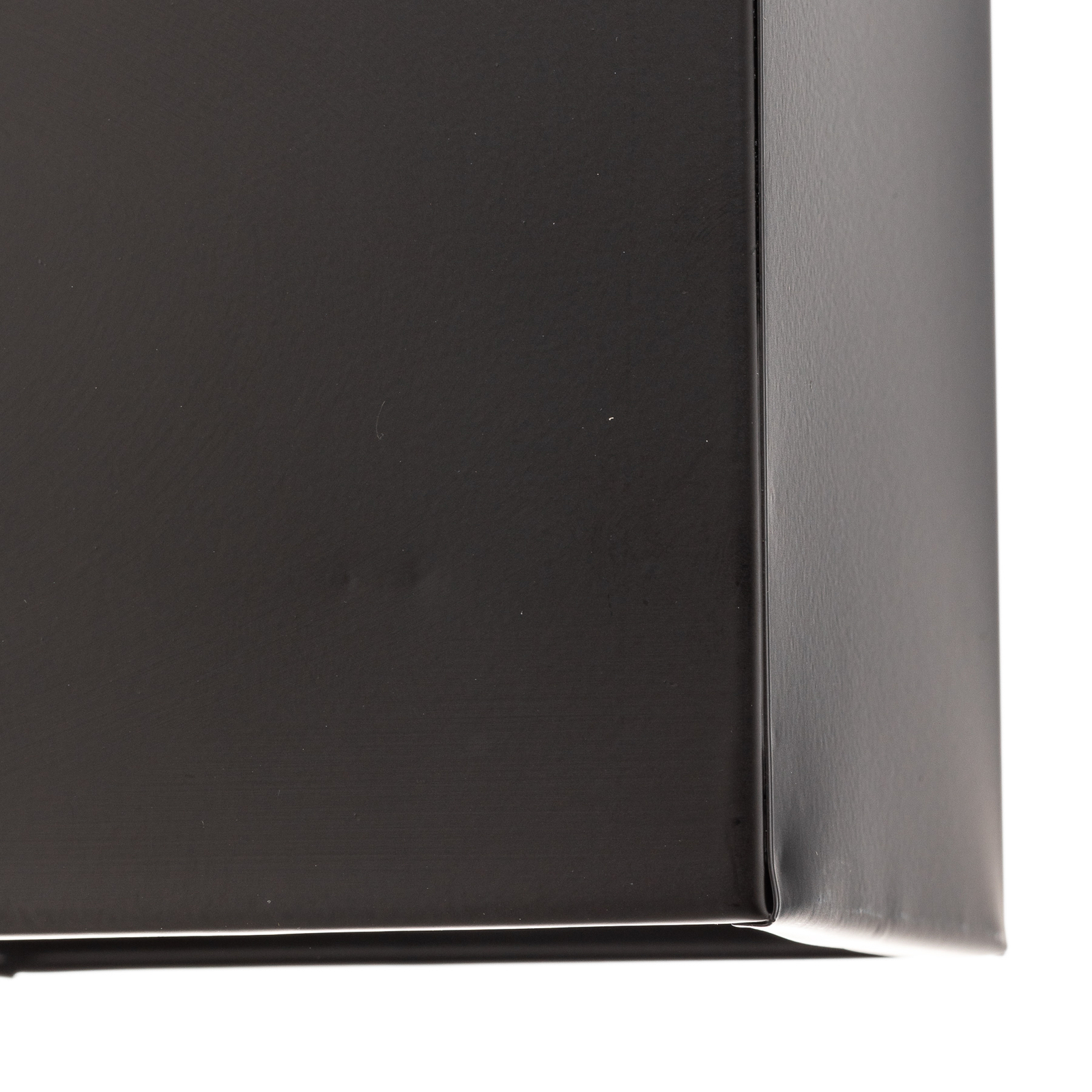 Takspot downlight firkantet, svart, bredde 11,5 cm