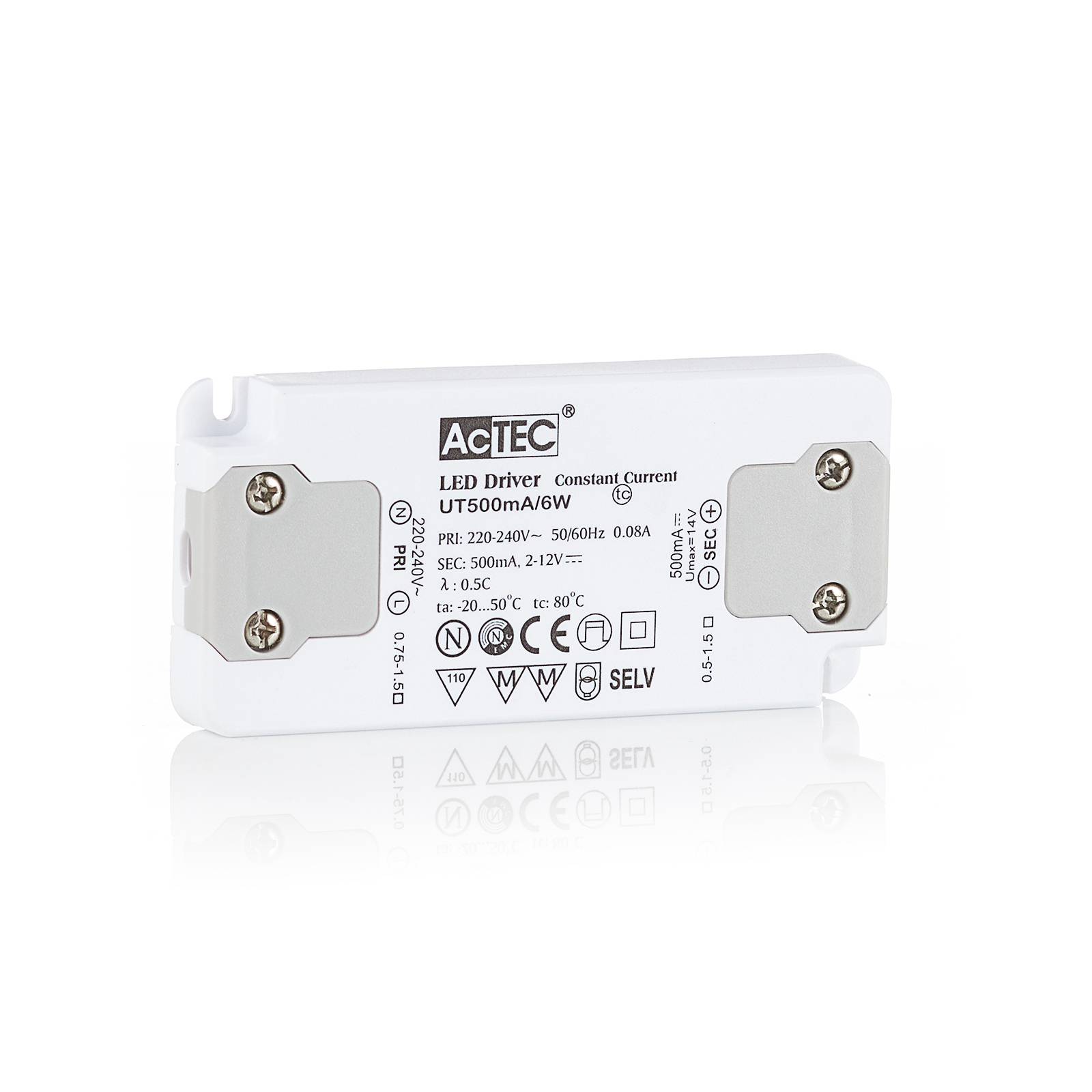 AcTEC Slim sterownik LED CC 500mA 6W