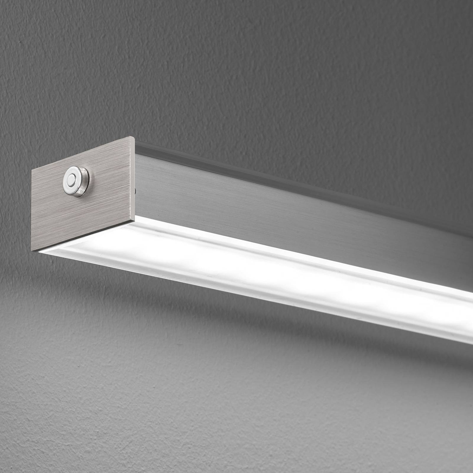 Lampa wisząca LED Vitan TW, szara, długość 150 cm