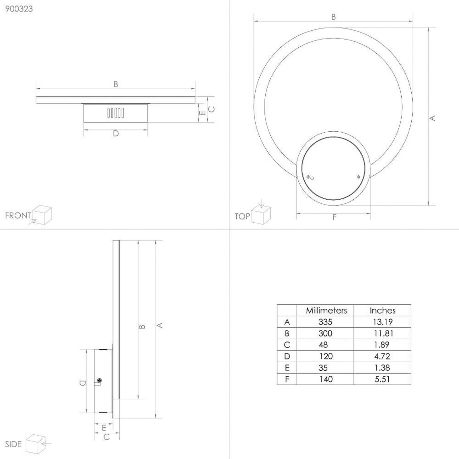 EGLO connect Parrapos-Z lampa sufitowa LED, 1-pkt.