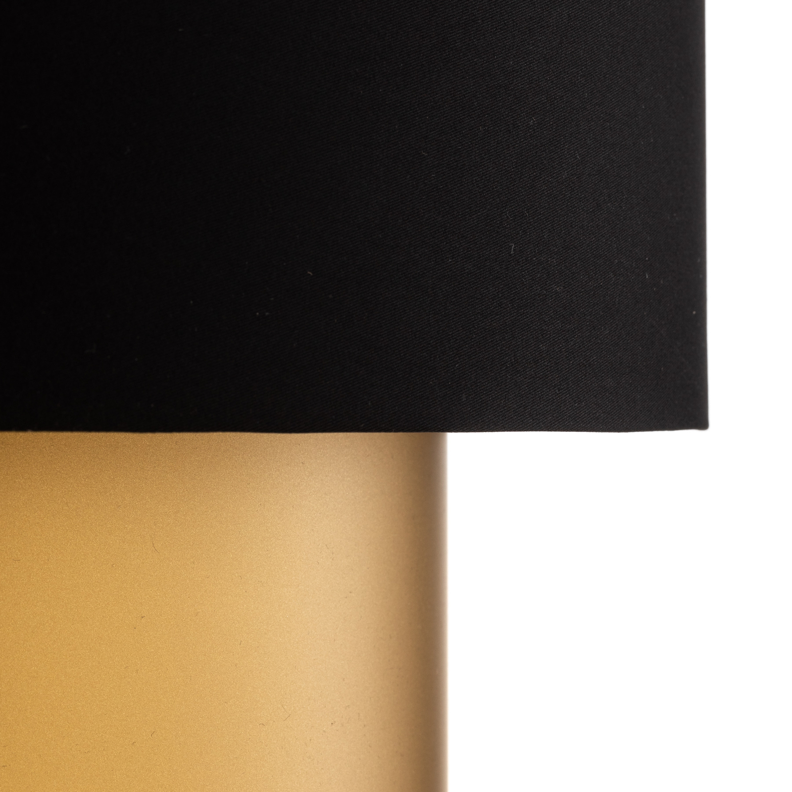 Závěsná lampa Dorina, černá/zlatá, Ø 40 cm