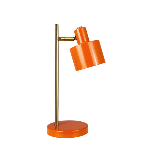 Ocean Portable Battery-Operated Table Lamp Mini, orange - Dyberg