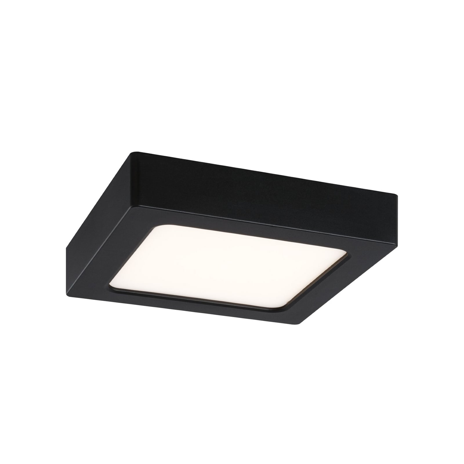 Paulmann LED-panel Abia 2, dolžina 17 cm, črn, CCT, plastika