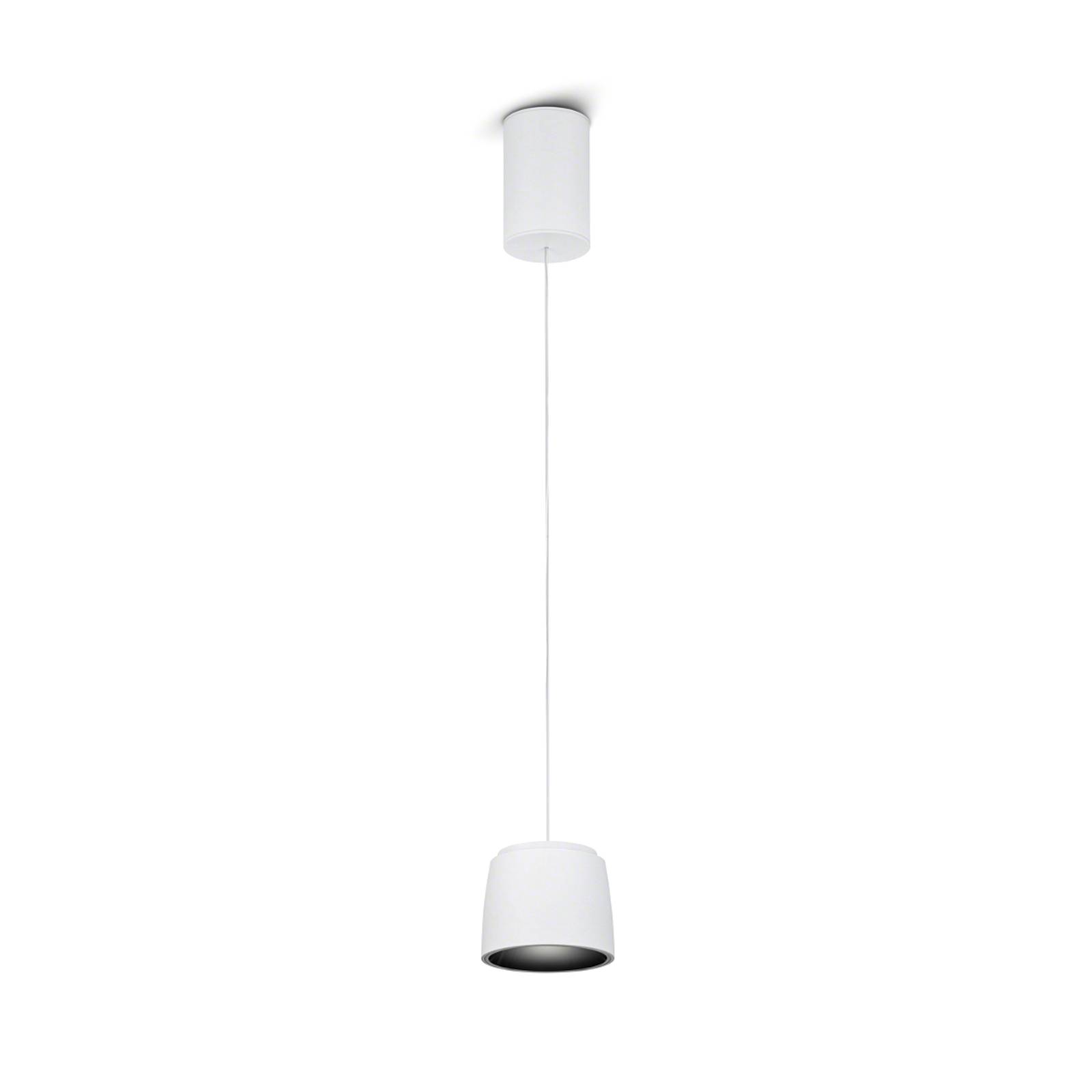 Helestra Ove LED-Hängeleuchte Ø9,5cm 927 weiß