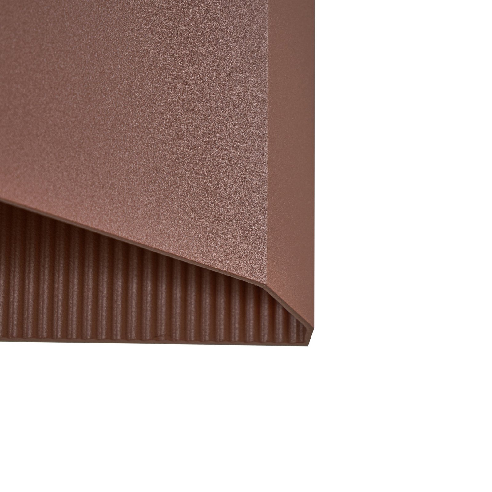 Lindby LED-Außenwandleuchte Anlira, braun, Up & down, IP65