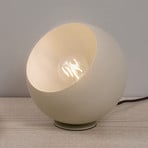 Lampada da tavolo Lindby Solomia, beige, ferro, Ø 20 cm