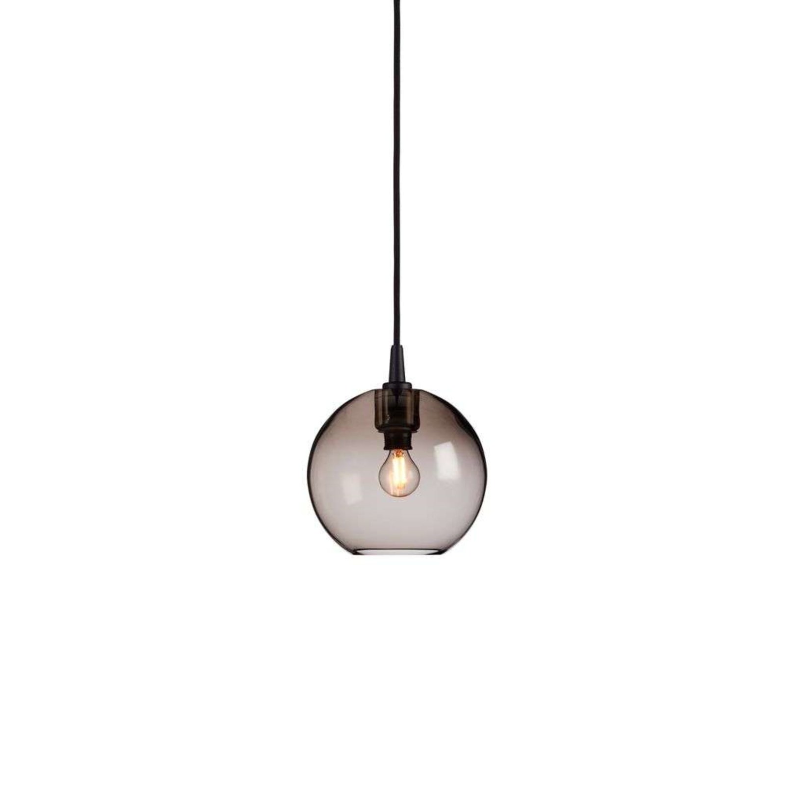 Gloria Závěsná Lampa Ø190 Black/Smoked - Belid