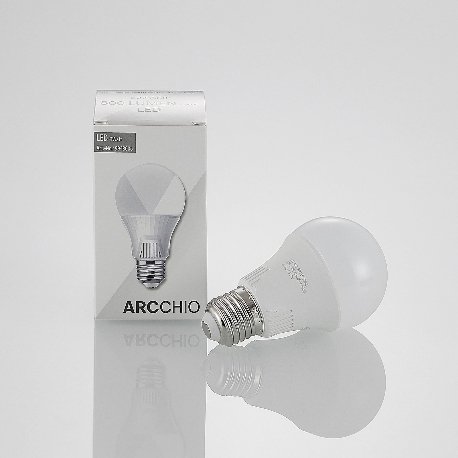 verhoging Onderverdelen wetgeving LED lamp E27 A60 9W 3.000K 3-Step-dimbaar | Lampen24.nl