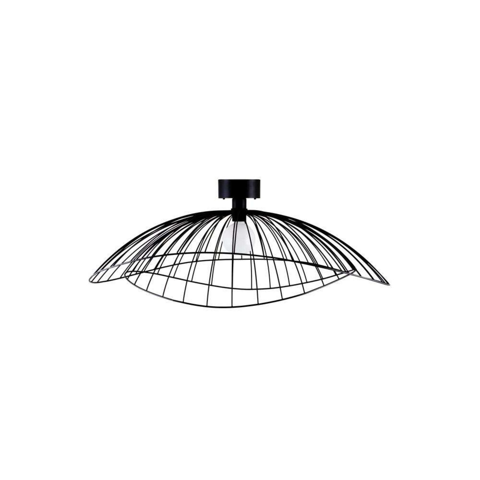 Ray 85 Candeeiro de Parede/Candeeiro de teto Preto - Globen Lighting