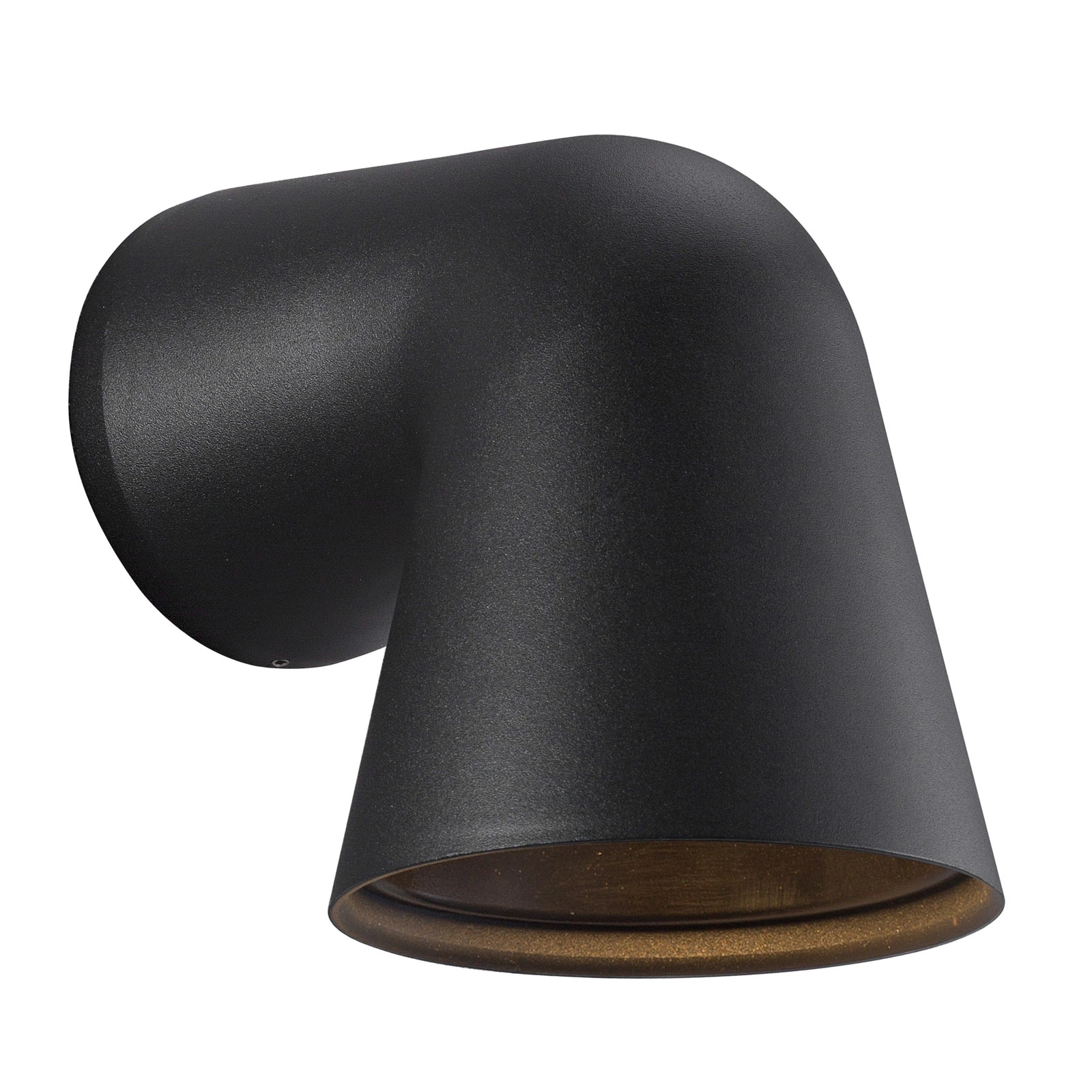 Applique d'extérieur moderne Front en noir