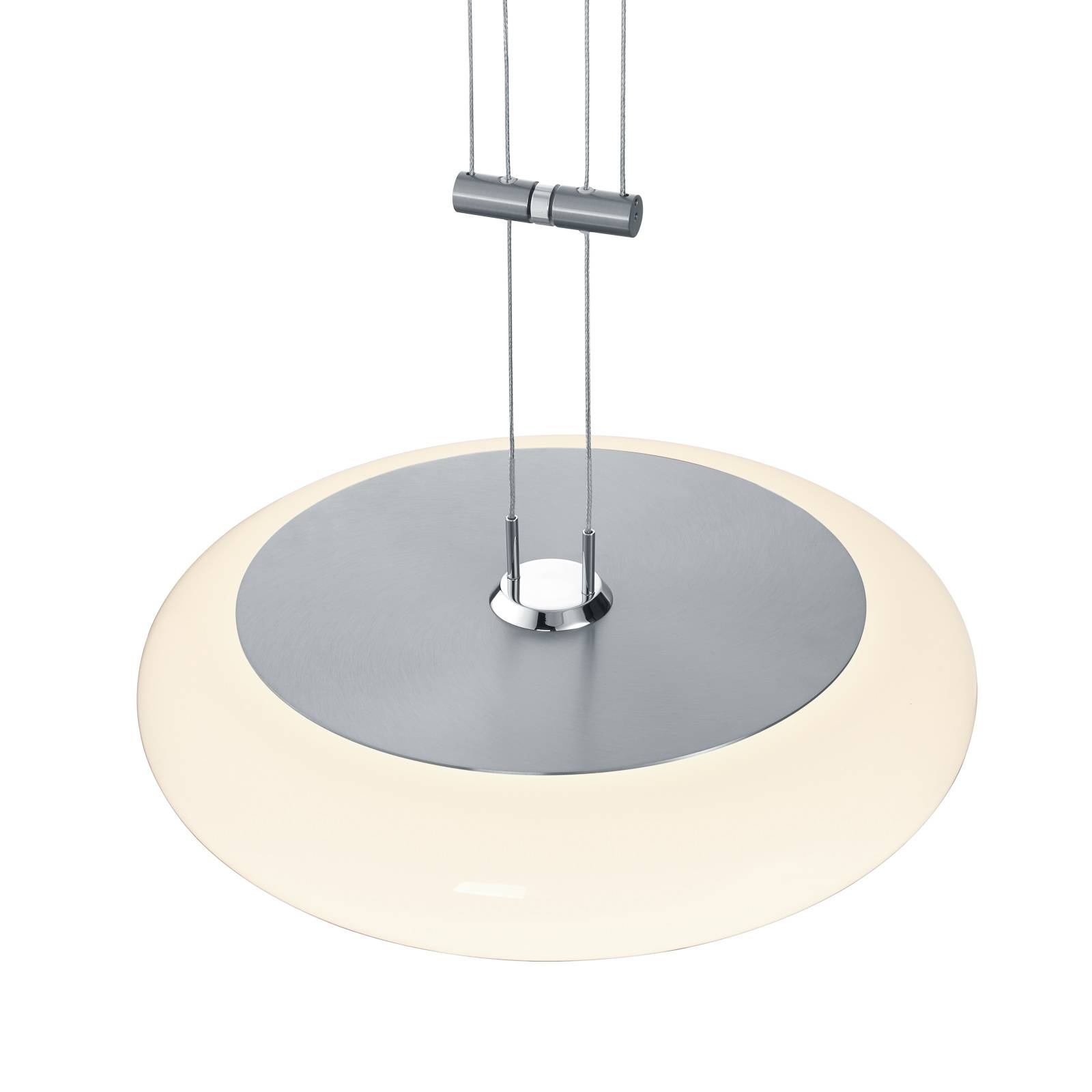 BANKAMP Centa suspension à 1 lampe 34 cm nickel