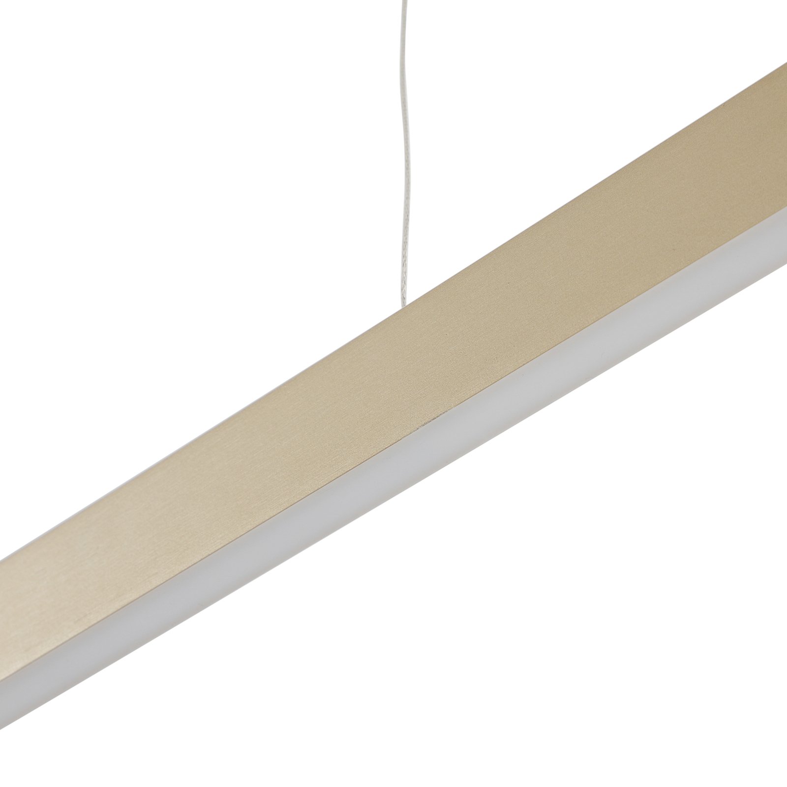 Lucande Smart LED rippvalgusti Mylosh, kuldne, CCT, Tuya