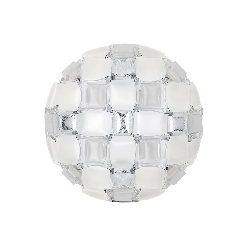 Slamp – Mida Deckenleuchte/Wandleuchte Medium White/Platinum