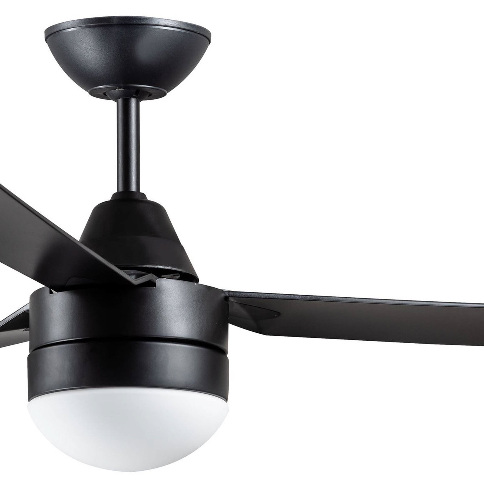 Beacon ceiling fan with light Megara black 122cm quiet