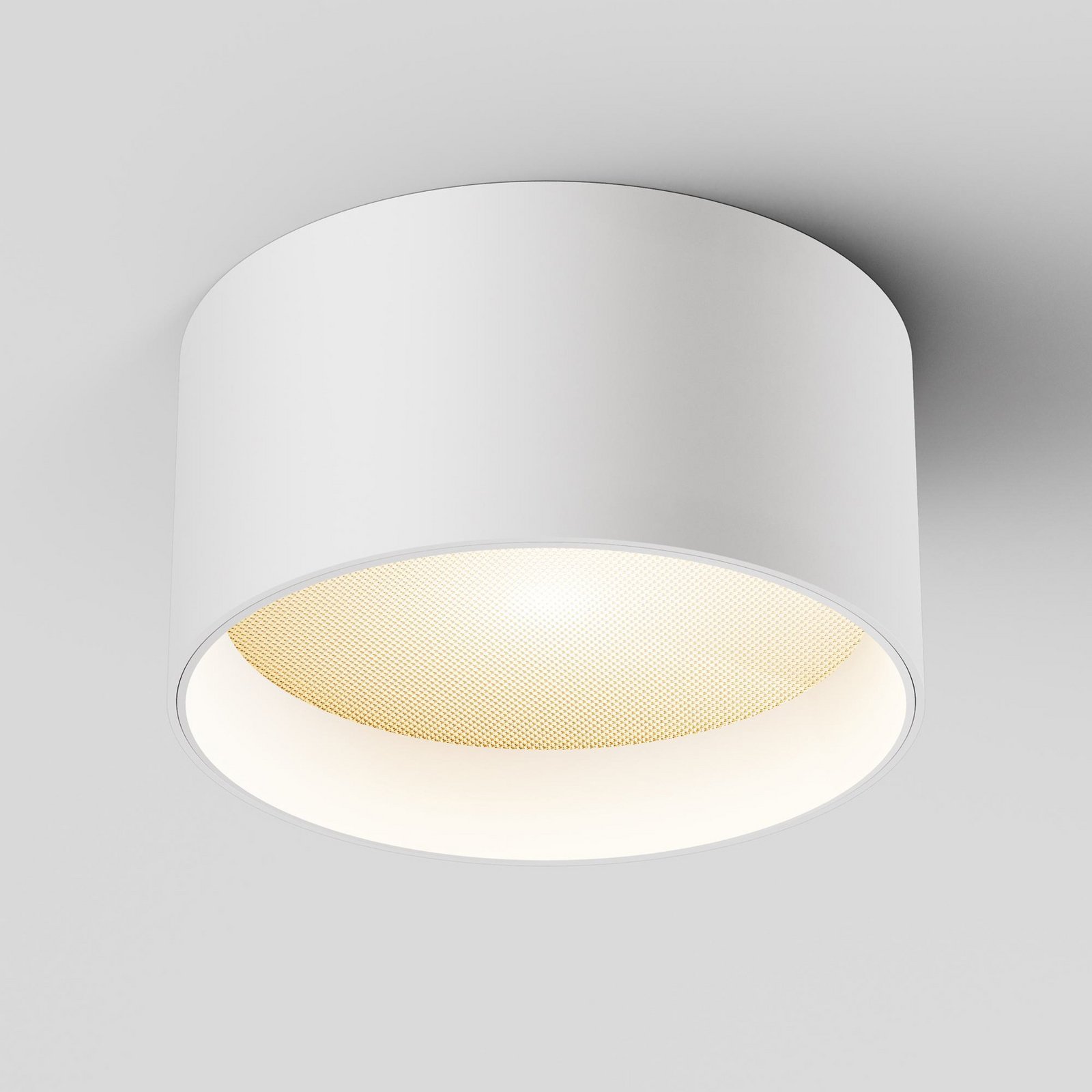 Maytoni LED-downlight Vega, hvit, Ø 14 cm, 15W, aluminium