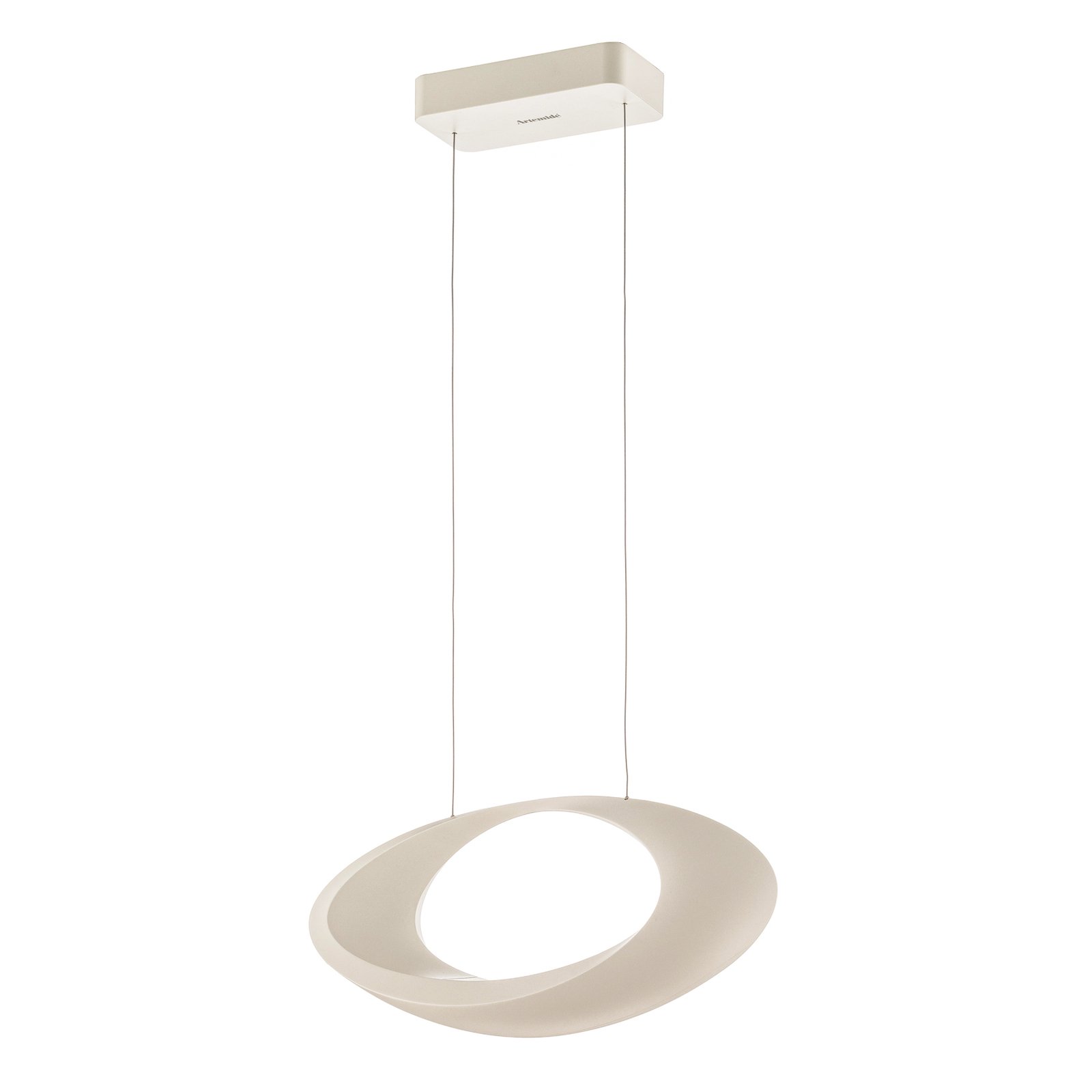 Lámpara colgante LED de diseño Cabildo blanco