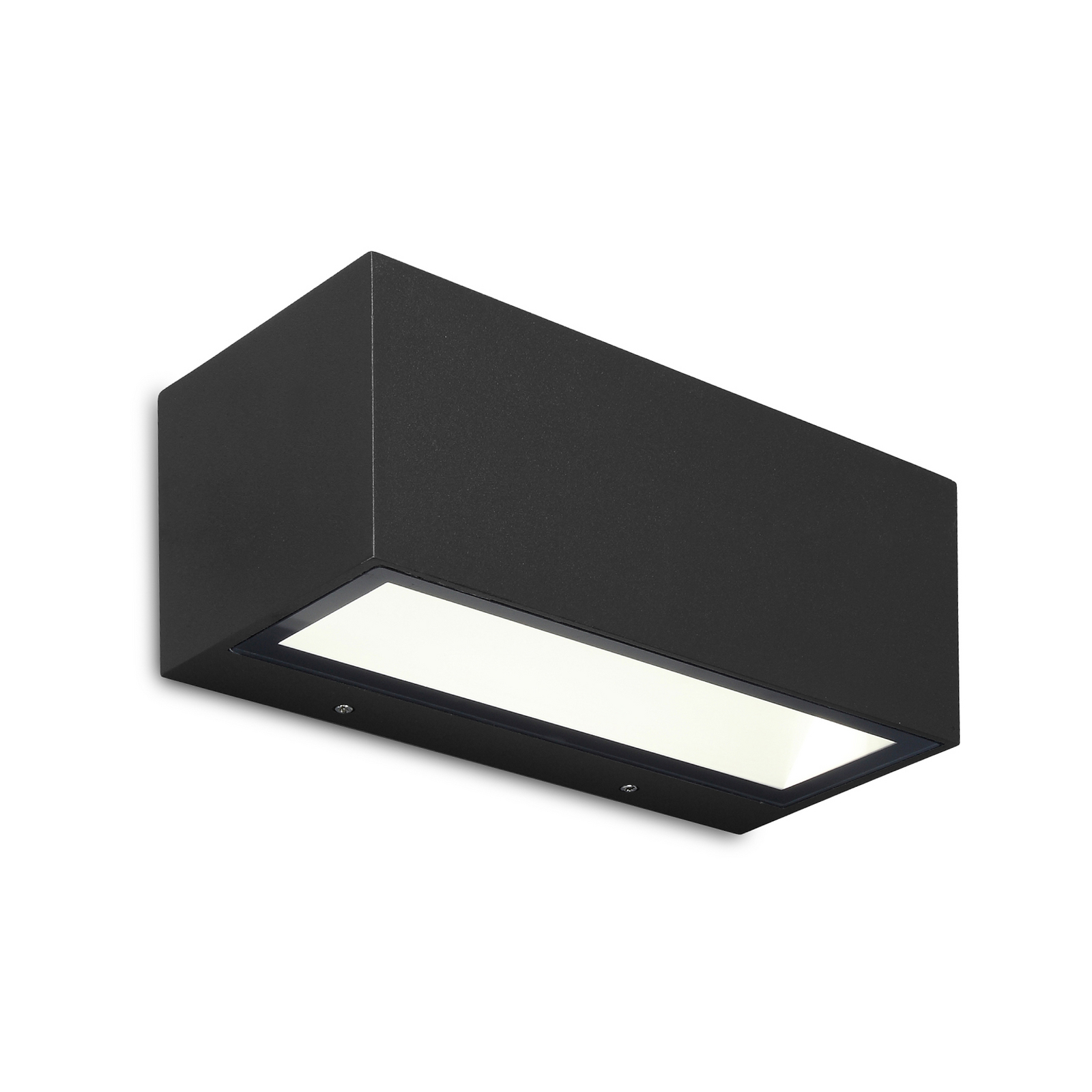 LED-Außenwandleuchte GEMINI, schwarz, 22 cm, IP54, up/down