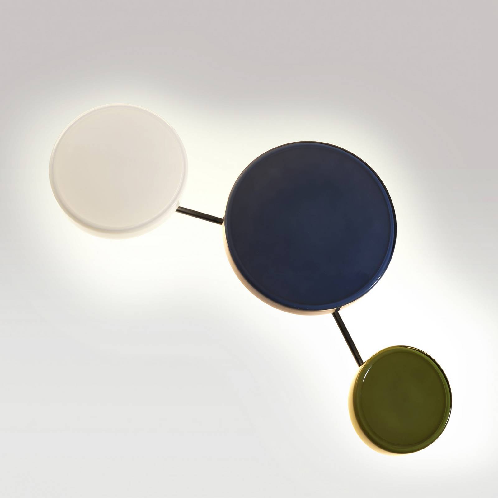 MARSET LED-Wandlampe Caramel, grün, Ø 22 cm, TRIAC, Glas günstig online kaufen