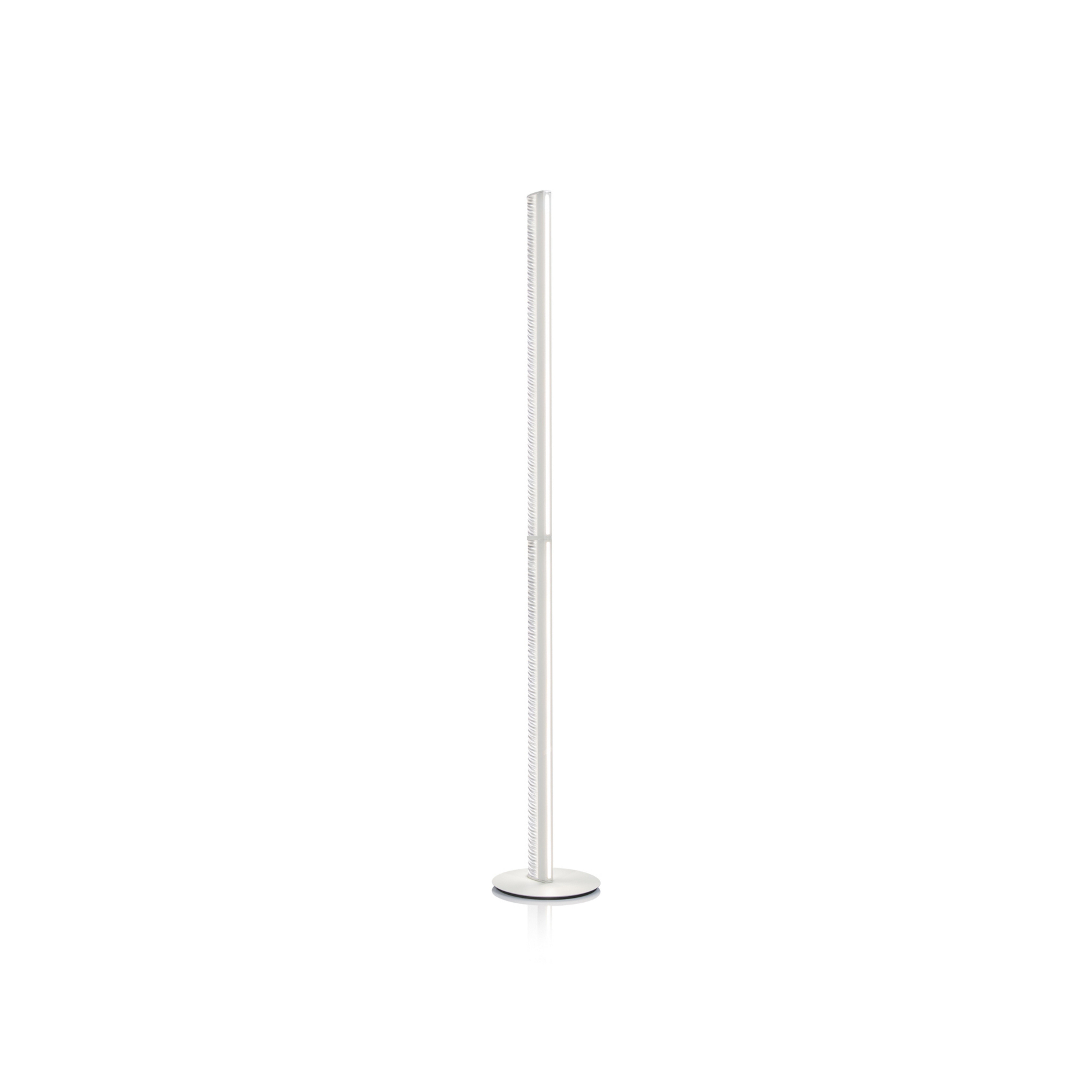 Slamp LED-gulvlampe Modula lineær, plisseret, lysegrå